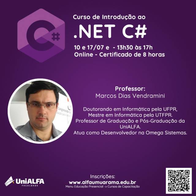 Curso de Introdução ao .NET C# - Julho 2021