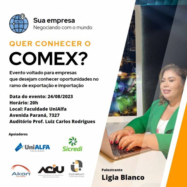 Palestra Quer conhecer o COMEX?