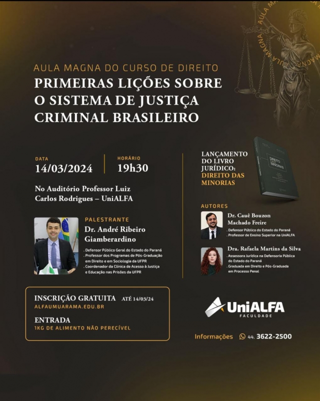 Aula Magna do Curso de Direito