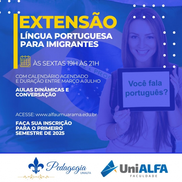 Curso de Língua portuguesa para imigrantes
