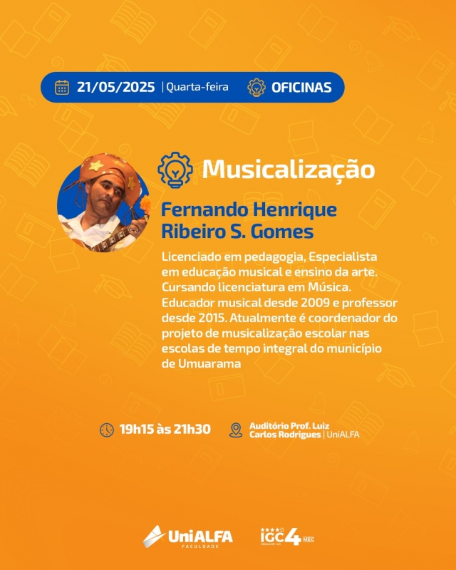 OFICINA DE MUSICALIZAÇÃO
