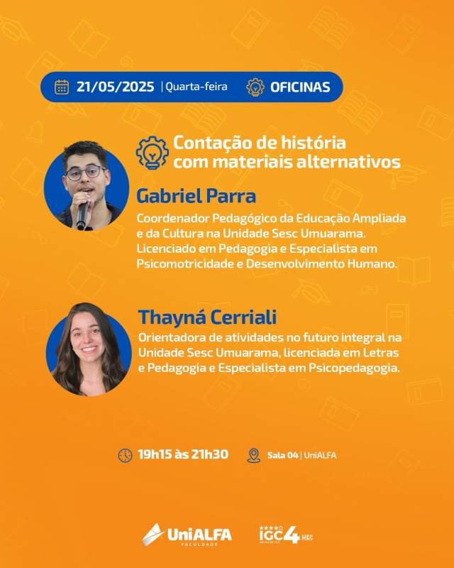 CONTAÇÃO DE HISTÓRIA COM MATERIAIS ALTERNATIVOS