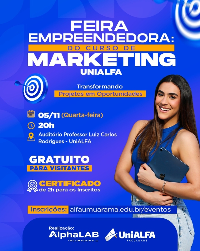 Feira Empreendedora do Curso de Marketing