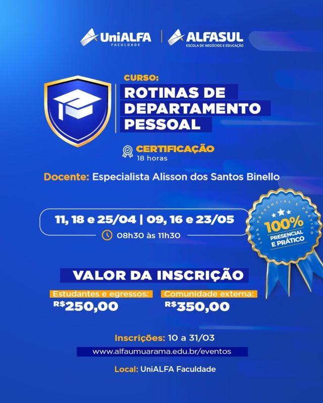 Rotinas de Departamento Pessoal