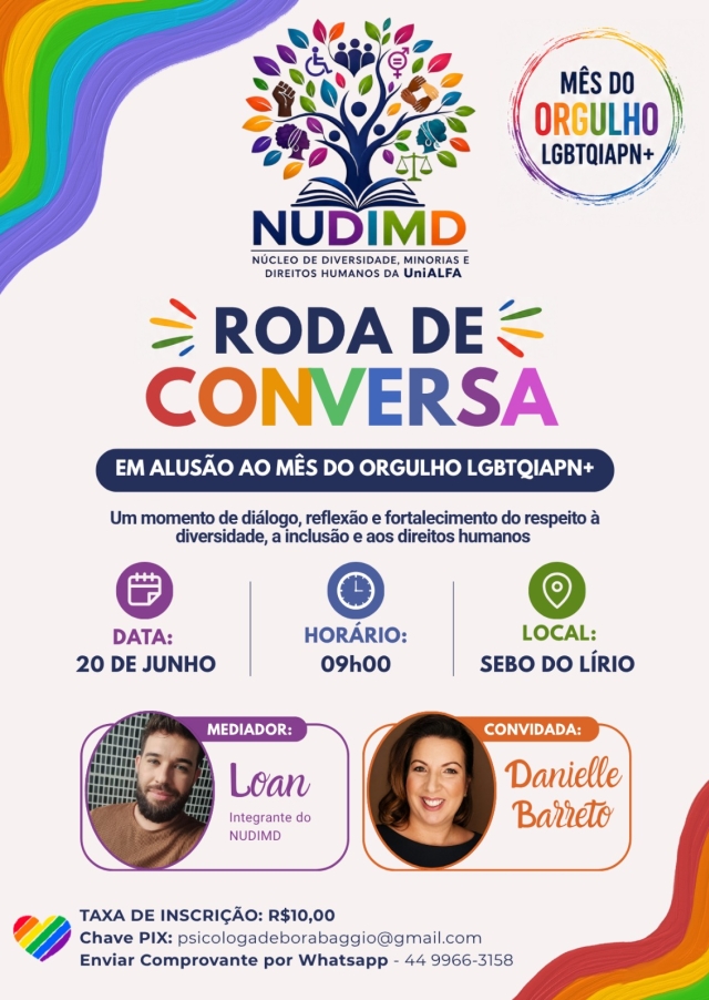 MESA REDONDA: MÊS DO ORGULHO LGBTQIAPN+: 
