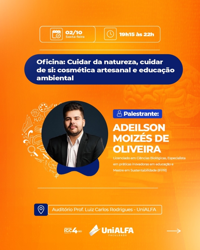 Cuidar da natureza, cuidar de si: cosmética artesanal e educação ambiental - 02/10/2026