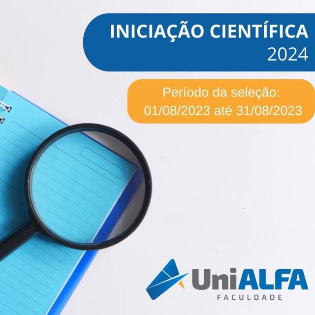 Seleção do Programa Institucional de Iniciação Científica 2024