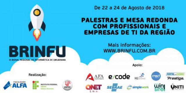 III Bienal Regional de Informática de Umuarama será realizada em Agosto